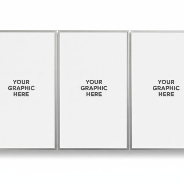 Easiframe USA Wall-Mounted SEG 3 Frame Bundle - 14" x 22" Thumbnail