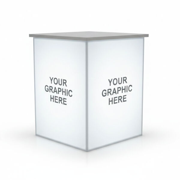 Illuminated Cube Counter -”24”w x 40”h x 24”d Thumbnail
