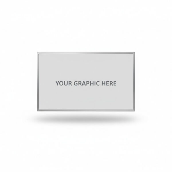 10'W x 8'H EZ Lite Freestanding SEG WAll Open Back + Rear Stabilizer Braces  - 2" deep Thumbnail