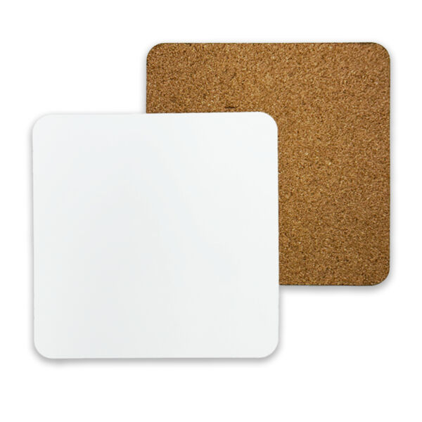 Hardboard Coasters Cork Back - Set of 2  Thumbnail